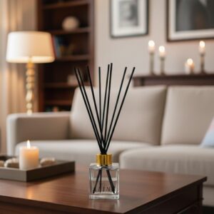 Aρωματικό χώρου SENSUAL HOME 100ml Κομπλέ με μπουκάλι και στικς (ΧΡΥΣΟ ΚΟΛΑΡΟ)